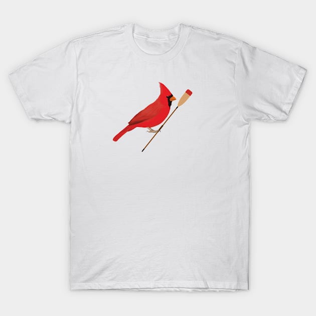 Rowing Cardinal T-Shirt by College Mascot Designs